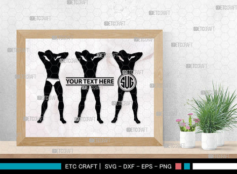 Sexy Man Monogram, Sexy Man Silhouette, Sexy Man SVG, Male Strippers Svg, Hot Men Svg, Male Model Svg, SB00403 SVG ETC Craft 