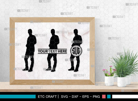 Sexy Man Monogram, Sexy Man Silhouette, Sexy Man SVG, Male Strippers Svg, Hot Men Svg, Male Model Svg, SB00403 SVG ETC Craft 