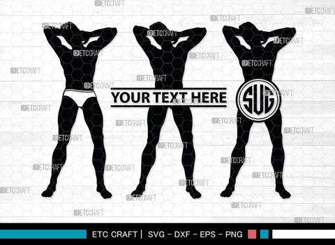 Sexy Man Monogram, Sexy Man Silhouette, Sexy Man SVG, Male Strippers Svg, Hot Men Svg, Male Model Svg, SB00403 SVG ETC Craft 