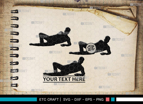 Sexy Man Monogram, Sexy Man Silhouette, Sexy Man SVG, Male Strippers Svg, Hot Men Svg, Male Model Svg, SB00403 SVG ETC Craft 