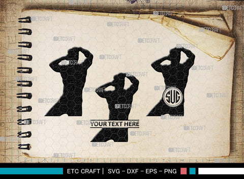 Sexy Man Monogram, Sexy Man Silhouette, Sexy Man SVG, Male Strippers Svg, Hot Men Svg, Male Model Svg, SB00403 SVG ETC Craft 