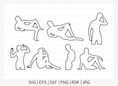 Sexy Man Outline svg, Sexy Man Vector, Sexy Man Outline, Shadow sexy man, Sexy svg, Male Model Svg, Sexy Man Bundle SVG Dinvect 