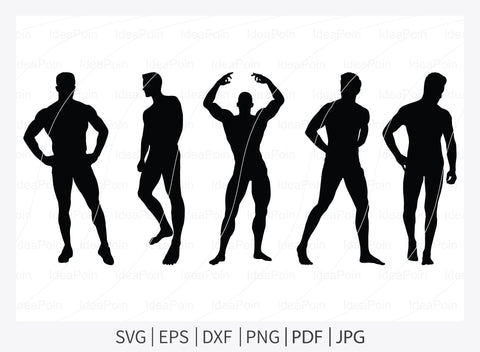 Sexy Man svg, Sexy Man Vector, Sexy Man Silhouette, Shadow sexy man, Sexy svg, Male Model Svg, Sexy Man Bundle SVG Dinvect 