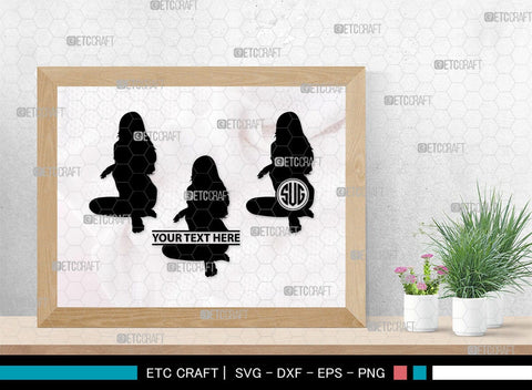 Sexy Woman Monogram, Sexy Woman Silhouette, Sexy Woman SVG, Sexy Lady Svg, Sexy Girl Svg, Striptease Svg, SB00404 SVG ETC Craft 