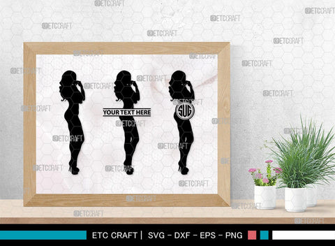Sexy Woman Monogram, Sexy Woman Silhouette, Sexy Woman SVG, Sexy Lady Svg, Sexy Girl Svg, Striptease Svg, SB00404 SVG ETC Craft 
