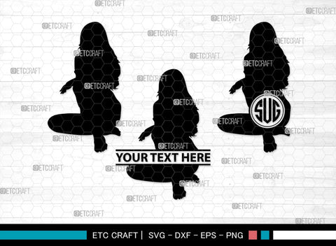 Sexy Woman Monogram, Sexy Woman Silhouette, Sexy Woman SVG, Sexy Lady Svg, Sexy Girl Svg, Striptease Svg, SB00404 SVG ETC Craft 