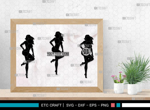 Sexy Woman Monogram, Sexy Woman Silhouette, Sexy Woman SVG, Sexy Lady Svg, Sexy Girl Svg, Striptease Svg, SB00404 SVG ETC Craft 