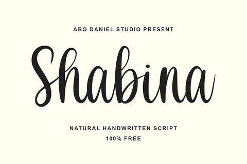 Shabina Font Abo Daniel Studio 