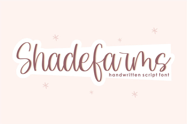 Shadefarms Font Qwrtype Foundry 