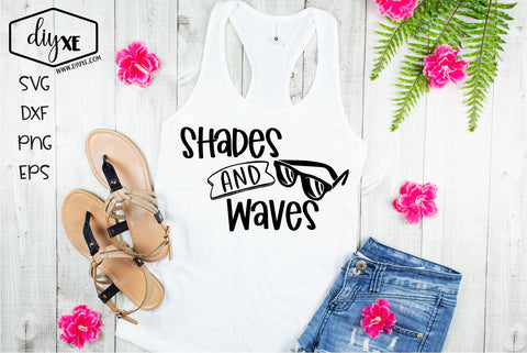 Shades and Waves SVG DIYxe Designs 