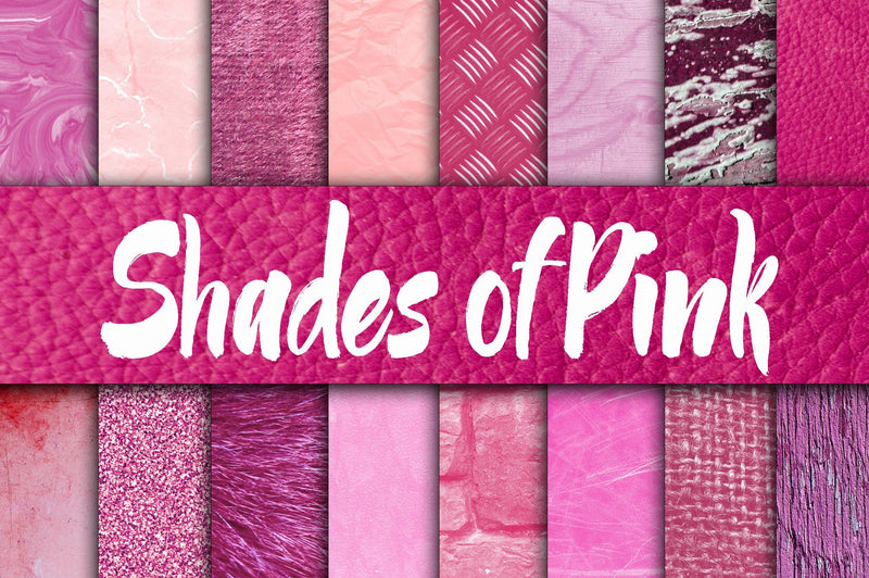 Shades of Pink Digital Paper Textures Sublimation Old Market 