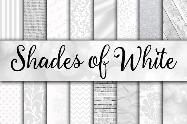 Shades of White Digital Paper Textures Sublimation Old Market 