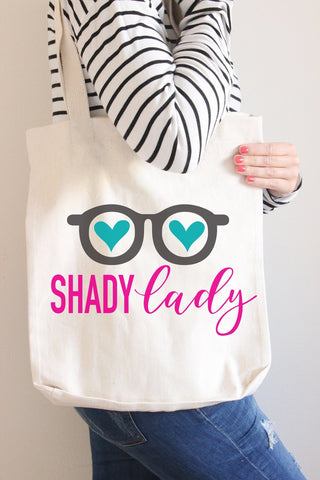 Shady Lady Hand Lettered SVG Cut File SVG Cursive by Camille 