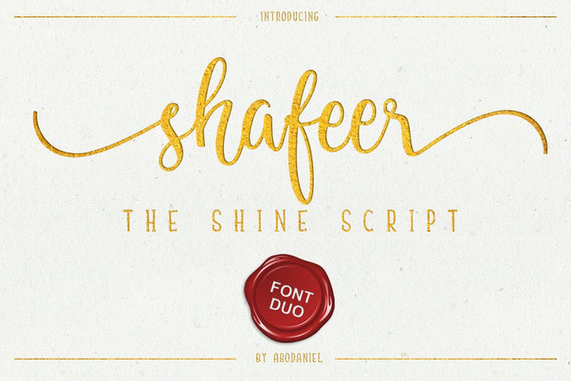 Shafeer Duo Font Abo Daniel Studio 