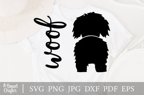 Shaggy Dog Svg, Dachshund Dog Butt Hook Svg File, Pet Svg, Dog Butt Leash Holder SVG, Dog butt PNG, Woof svg, Digital Cut File, CNC file SVG Fauz 