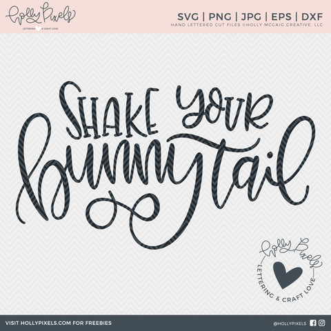 Shake Your Bunny Tail | Easter SVG | SVG Easter Designs So Fontsy Design Shop 