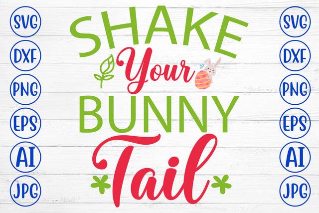 Shake Your Bunny Tail SVG Cut File SVG Syaman 