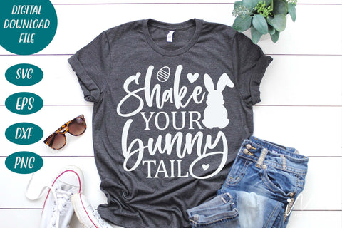 shake your bunny tail svg, Easter bunny svg, Bunny t shirt, Bunny cricut SVG Isabella Machell 