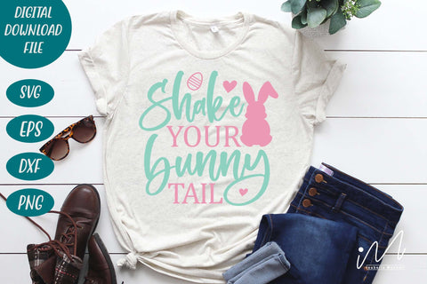 shake your bunny tail svg, Easter bunny svg, Bunny t shirt, Bunny cricut SVG Isabella Machell 