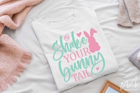 shake your bunny tail svg, Easter bunny svg, Bunny t shirt, Bunny cricut SVG Isabella Machell 