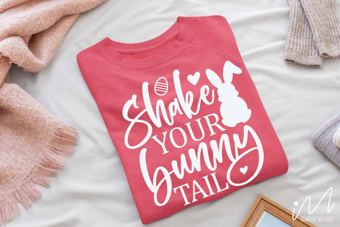 shake your bunny tail svg, Easter bunny svg, Bunny t shirt, Bunny cricut SVG Isabella Machell 