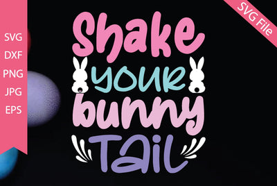 shake your bunny tail SVG md faruk hossain 