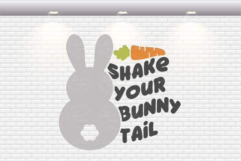 Shake Your Bunny Tail - SVG, PNG, DXF, EPS SVG Elsie Loves Design 