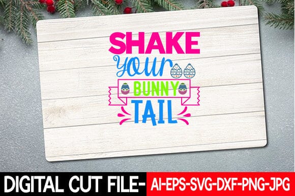 Shake Your Bunny Tail Svg SVG Blessedprint 