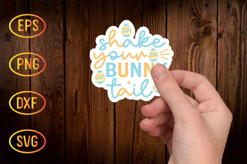 shake your bunny tail,Easter Stickers Design SVG farhad farhad 