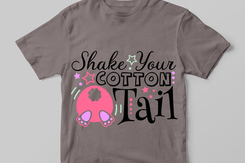 Shake Your Cotton Tail| Easter Bunny SVG Cutting Files. SVG CosmosFineArt 