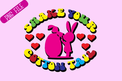 shake your cotton tail png,sublimation. Sublimation BB Type Studios 