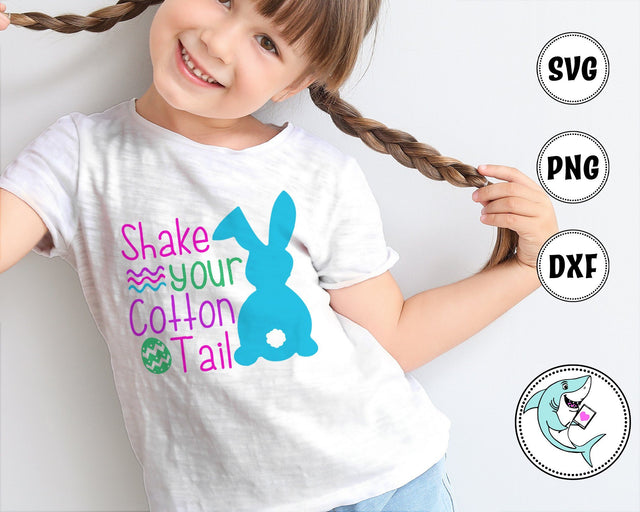 Shake your Cotton Tail SVG Design Shark 
