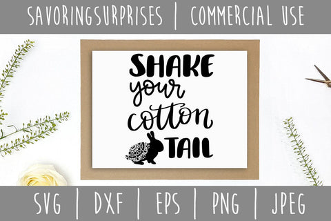 Shake Your Cotton Tail SVG SavoringSurprises 