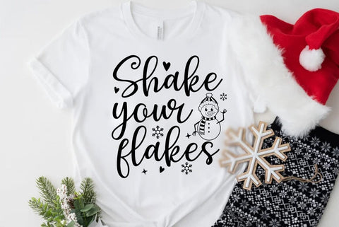 Shake your flakes, Christmas SVG SVG FiveStarCrafting 