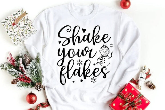 Shake your flakes, Christmas SVG SVG FiveStarCrafting 