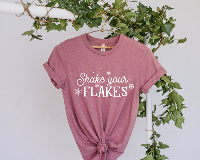 Shake Your Flakes svg, Hello Winter svg, Snowflakes svg, Winter Quote svg, Winter Decor svg, freaking cold svg, Cozy svg, Holidays svg, png SVG Fauz 