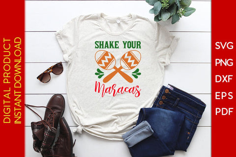 Shake Your Maracas Cinco De Mayo SVG PNG PDF Cut File SVG Creativedesigntee 
