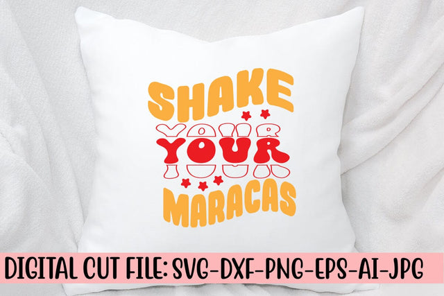 Shake Your Maracas Retro SVG SVG Syaman 