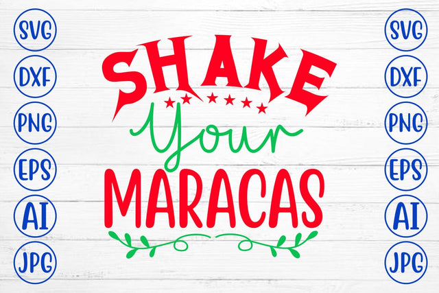 Shake Your Maracas SVG Design SVG Syaman 