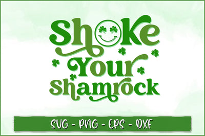 Shake your shamrock Retro SVG SVG Shetara Begum 