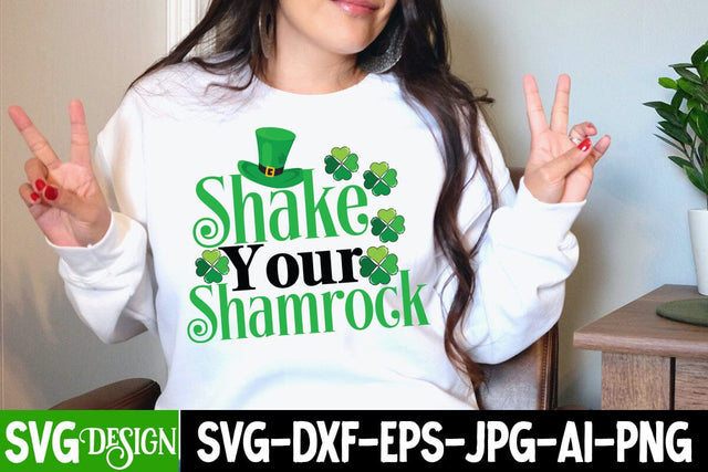 Shake Your Shamrock SVG Cut File SVG BlackCatsMedia 