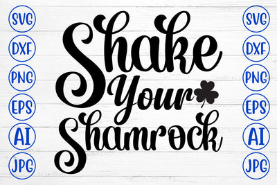 Shake Your Shamrock SVG Cut File SVG Syaman 
