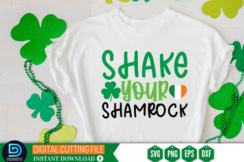 Shake your shamrock SVG SVG DESIGNISTIC 