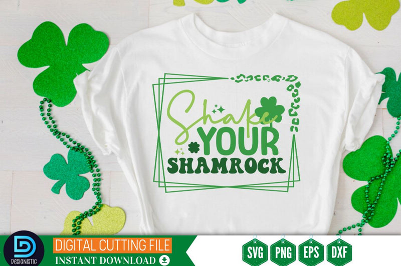 Shake your shamrock SVG SVG DESIGNISTIC 