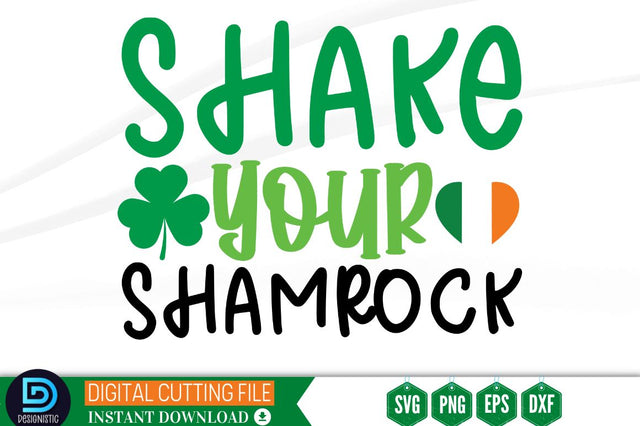 Shake your shamrock SVG SVG DESIGNISTIC 