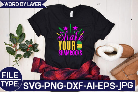 Shake Your Shamrocks SVG Cut File SVG Studio Innate 