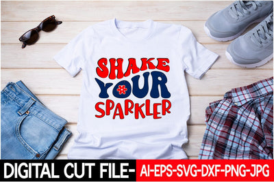 Shake Your Sparkler Retro Svg SVG Blessedprint 