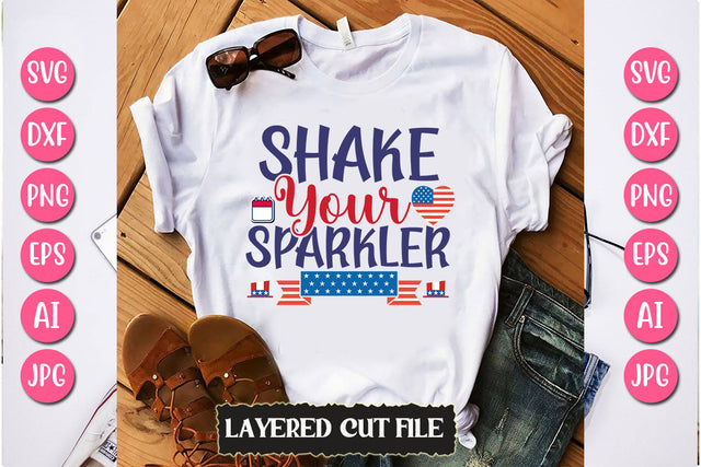 Shake Your Sparkler SVG Cut File SVG Newmockups 