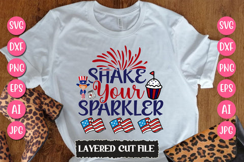 Shake Your Sparkler SVG Cut File SVG Newmockups 