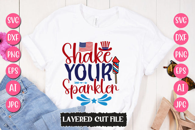Shake Your Sparkler SVG Cut File SVG Newmockups 